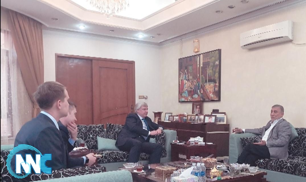 الشابندر يستقبل السفير الروسي في منزله في بغداد