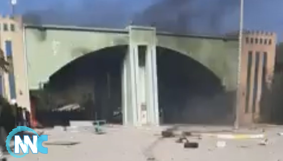 بالصور.. حرق جامعة واسط