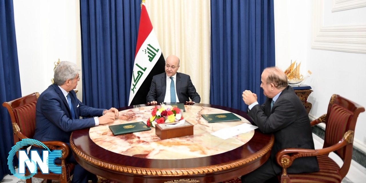 صالح يؤكد لسفير فرنسا في العراق على ضرورة احترام إرادة العراق وحمايه أمنه واستقراره
