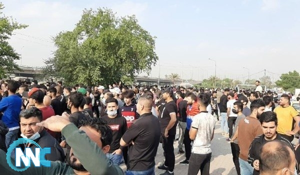 مظاهرات احتجاجية في بغداد ضد حكومة الكاظمي