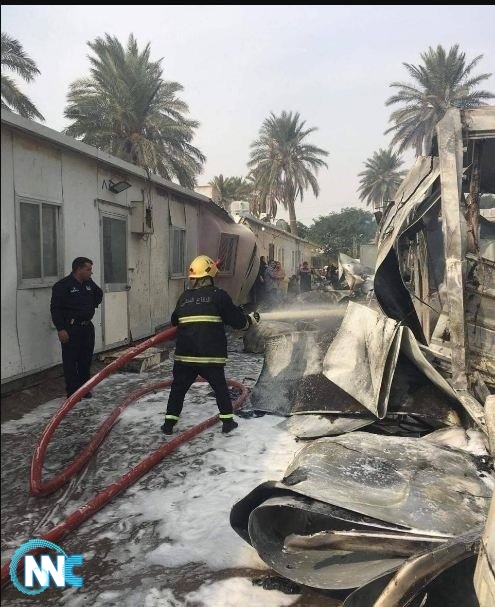 اندلاع حريق يؤدي بحياة احد الاطفال في مجمع الارامل ببغداد