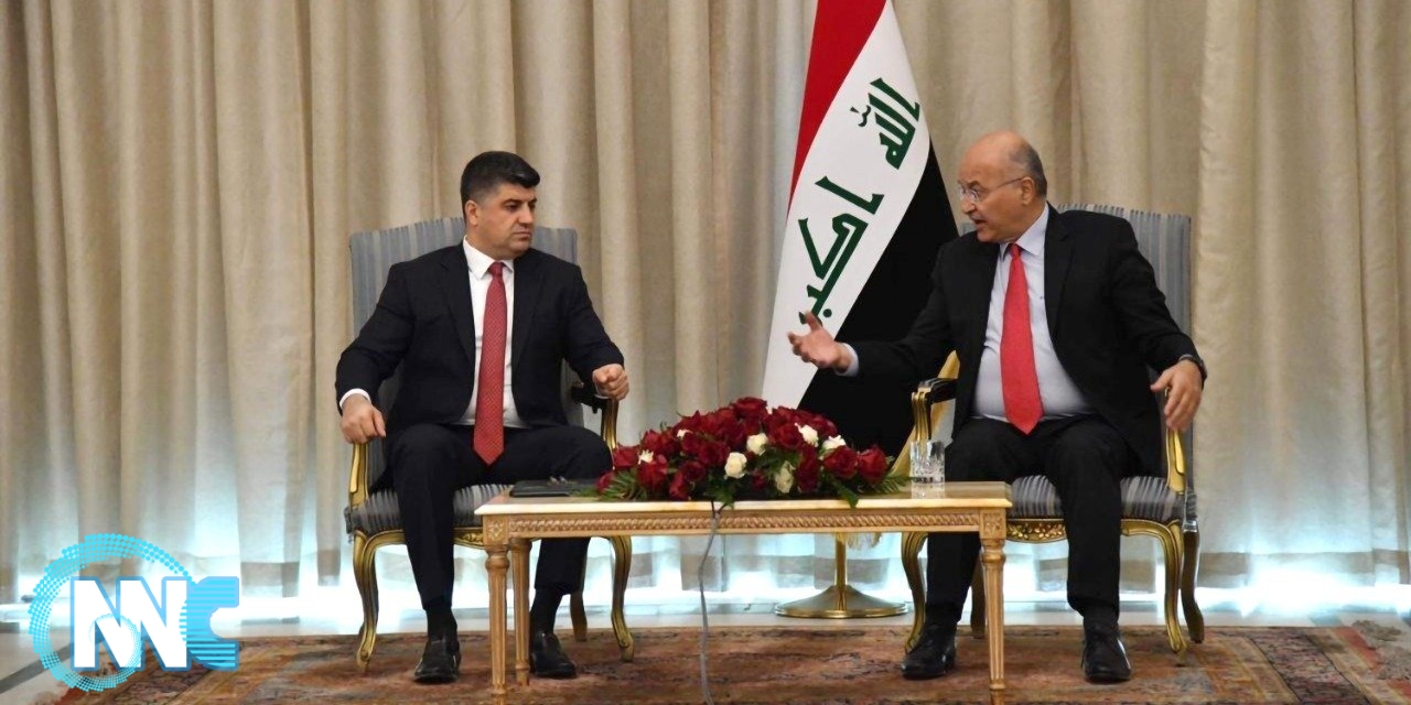 صالح يستقبل لاهور شيخ جنكي وكتلة الاتحاد الوطني الكردستاني