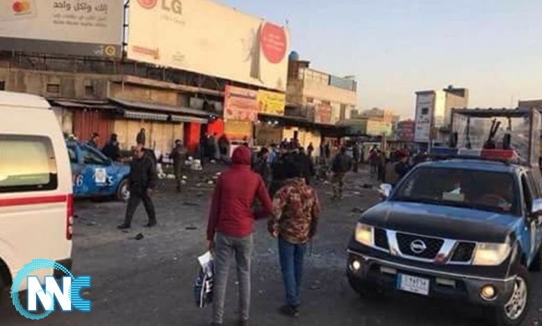 بالفيديو .. شهداء وجرحى بتفجير انتحاري في ساحة الطيران وسط بغداد