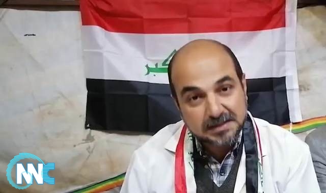 بالفيديو.. طرد الدكتور علاء الركابي من قبل المحتجين