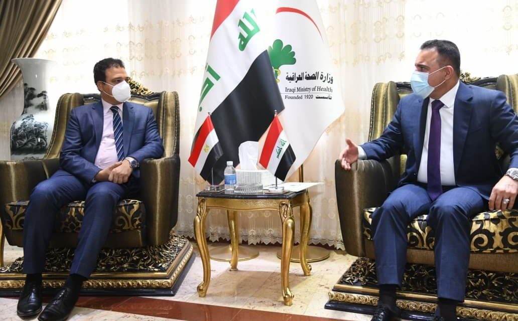 العراق ومصر يناقشان زيادة افاق التعاون بالمجالات الصحية