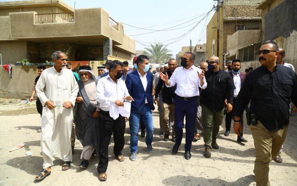 خلال زيارة ميدانية .. أمين بغداد يوجه بتطوير شوارع وأزقة منطقة الزعفرانية