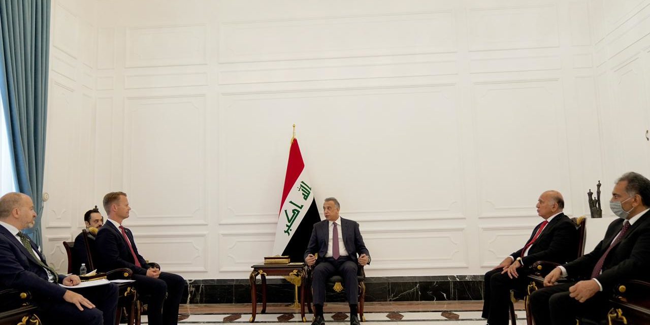 مراقبة الإنتخابات العراقية على طاولة لقاء الكاظمي ووزير الخارجية الدنماركي