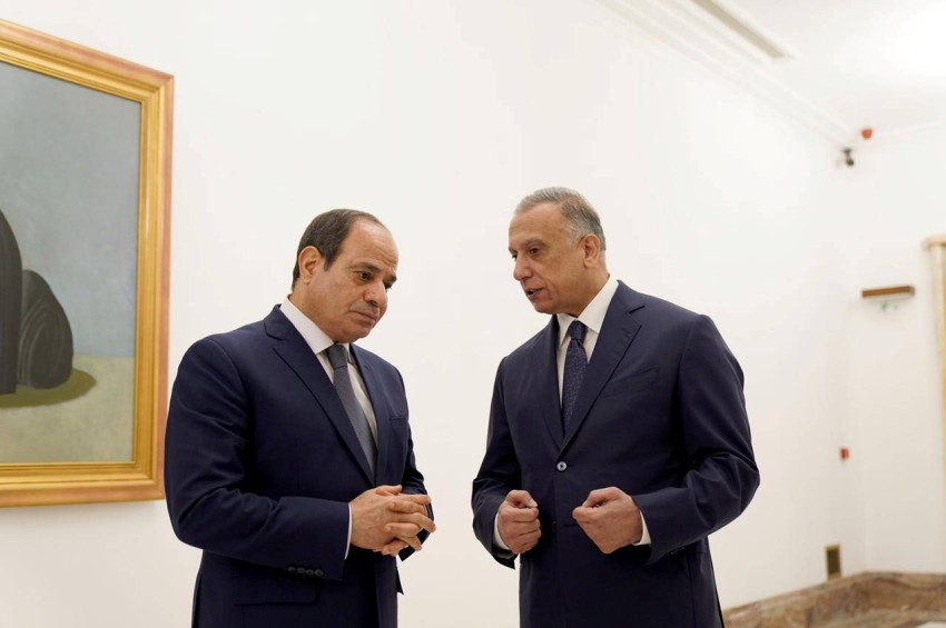 Al-Kazemi and Al-Sisi confirm the coordination of bilateral positions
