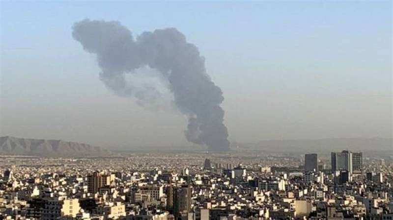 اندلاع حريق في مركز أبحاث تابع للحرس الثوري في طهران