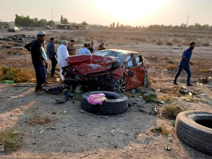 حادث سير “مروع” يؤدي لوفاة 6 أشخاص على طريق الناصرية- البصرة