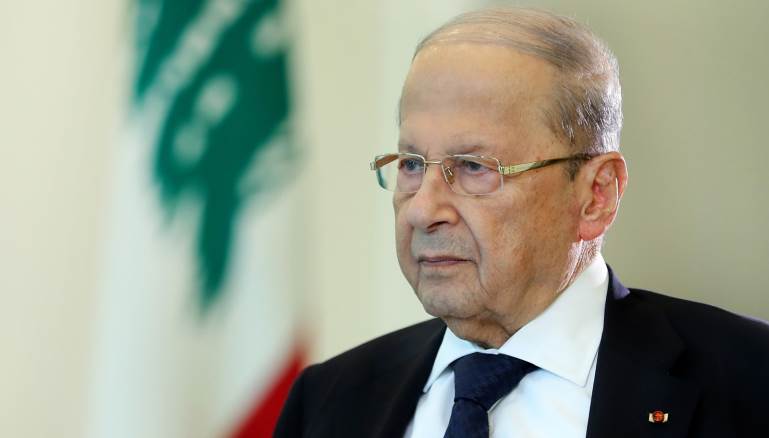 عون: لبنان لن يتراجع عن حقوقه النفطية