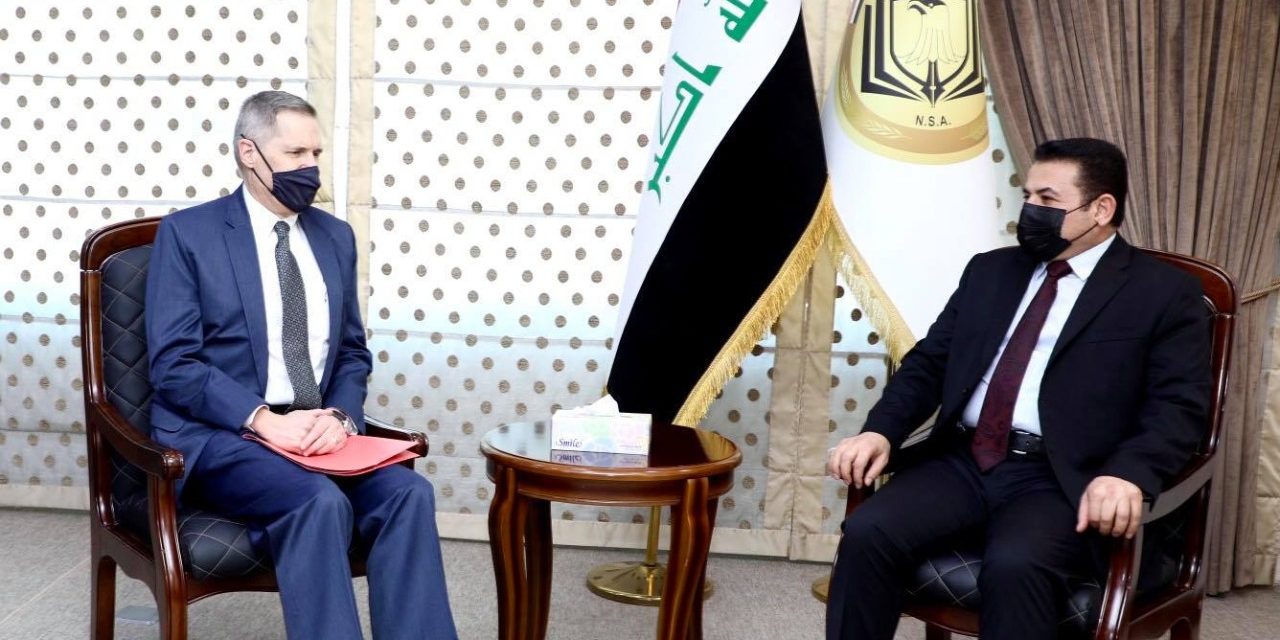 الاعرجي يبحث مع السفير الامريكي تفعيل اتفاقية الشراكة الإستراتيجية بين بغداد وواشنطن