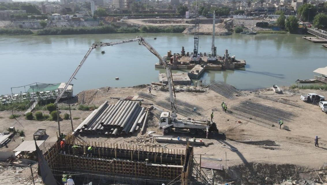 الاعمار تواصل العمل لانجاز اول جسر للمشاة على نهر دجلة في بغداد