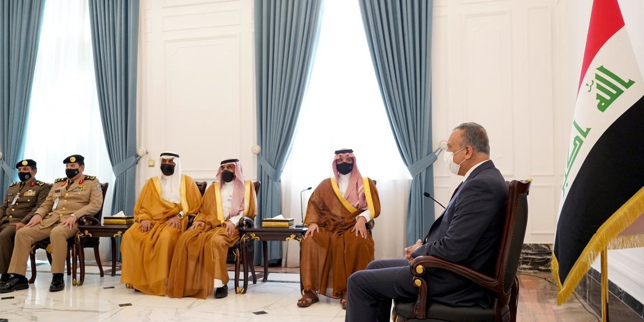 الكاظمي يبحث مع وزير الداخلية السعودي التعاون الأمني بين بغداد والرياض